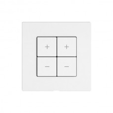 Bedienaufsatz zu Dimmer EDIZIO.liv Wiser SNAPFIX 2-Kanal WLAN 4 Tasten weiss W A G A