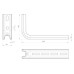 Tragkonsole Unex 200mm aus Epoxy Stahl