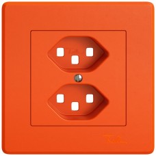 UP-Montageset EDIZIO.liv SNAPFIX für 2xT23 orange