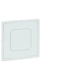 Klebematte Omnio für Wandsender, 70x70mm schwarz 10 Stk