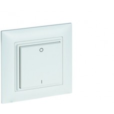 RF-Wandsender Omnio 4-Kanal weiss mit Symbol I-O ohne Batterie