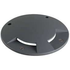 Abdeckung SLV BIG PLOT Aluminium anthrazit IP67. 0.5t 2 Öffnungen
