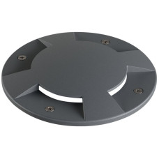 Abdeckung SLV BIG PLOT Aluminium anthrazit IP67. 0.5t 4 Öffnungen