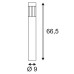 LED-Stehleuchte SLV SLOTS 65 7W 340lm 3000K IP44 anthrazit LED-Stehleuchte SLV SLOTS 65 7W 340lm 3000K IP44 anthrazit