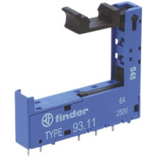 Relaissockel Finder Serie 93 für Relais Serie 34 250V/6A Lötfahnen schwarz
