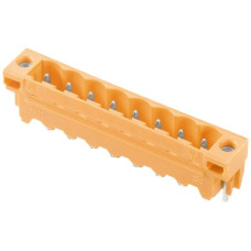 Stiftleiste Weidmüller SL Lötflansch THT 5,08mm 16L 180° 3,2mm schwarz - 1 Stück