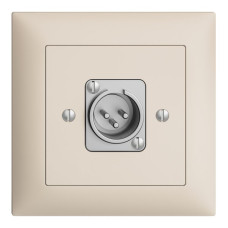 UP-Dose mit XLR-Stecker EDIZIOdue crema