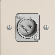 UP-Dose mit XLR-Stecker EDIZIOdue crema