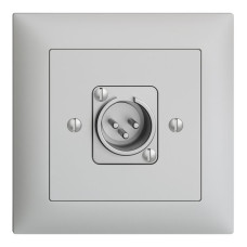 UP-Dose mit XLR-Stecker EDIZIOdue hellgrau