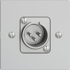 UP-Dose mit XLR-Stecker EDIZIOdue hellgrau