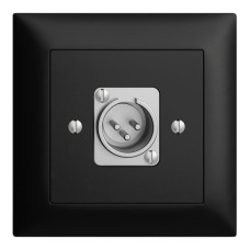 UP-Dose mit XLR-Stecker EDIZIOdue schwarz