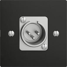 UP-Dose mit XLR-Stecker EDIZIOdue schwarz