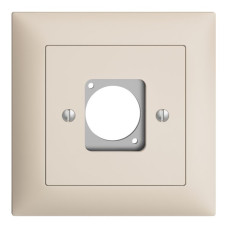 UP-Montageset für XLR-Dose EDIZIOdue crema UP-Montageset für XLR-Dose EDIZIOdue crema