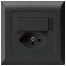UP-Kombi,Gr.I,A-R/1L+T13, schwarz kallysto.line,10A,92x92mm,C UP-Kombi,Gr.I,A-R/1L+T13, schwarz kallysto.line,10A,92x92mm,C