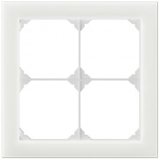 UP-Kopfzeile EDIZIO.liv prestige SNAPFIX 2x2 154x154mm glas weiss