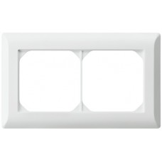 Abdeckrahmen 1x2 weiss kallysto.line 92x152mm horizontal