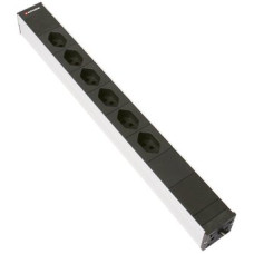 Steckdosenleiste 19" 1HE 6xT23 Td3x1.5mm² 3m schwarz