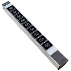 Steckdosenleiste 19" PDU-Line 9xIEXC13/C19 3m CEE16 1HE schwarz