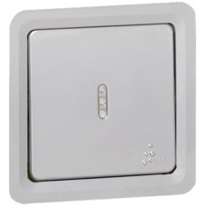UP-Leuchtwipptaster Soliroc W/1L Kontrolle verchr.