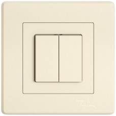 UP-Druckschalter EDIZIO.liv SNAPFIX 1/3+3/1L crema