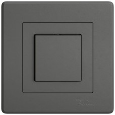 UP-Druckschalter EDIZIO.liv SNAPFIX Aus/Wechsel 3/2L dunkelgrau