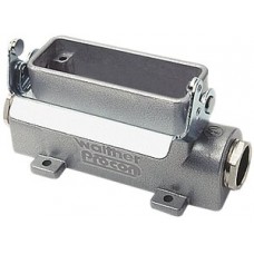 Sockelgehäuse A16 PROCON Alu H=57mm LVB o.Kabelverschra., 1×M20 Stutzen seitlich