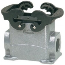 Sockelgehäuse B10 PROCON Alu H=53mm QVB o.Kabelverschra., 1×M20 Stutzen seitlich
