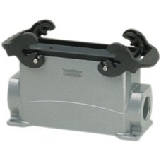 Sockelgehäuse B24 PROCON Alu H=84mm QVB o.Kabelverschra., 1×M32 Stutzen seitlich