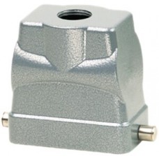 Steckergehäuse B10 PROCON Alu H=72mm LVN o.Kabelverschraubung, Ø1×M25 gerade