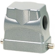 Steckergehäuse B10 PROCON Alu H=72mm LVN o.Kabelverschraubung, Ø1×M25 seitlich