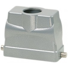 Steckergehäuse B16 PROCON Alu H=76mm LVN ohne Kabelverschraubung Ø1xM32 gerade