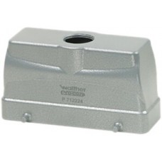Steckergehäuse B24 PROCON Alu H=65mm QVN ohne Kabelverschraubung Ø1xM25 gerade