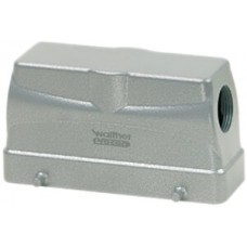 Steckergehäuse B24 PROCON Alu H=65mm QVN ohne Kabelverschraubung Ø1xM25 seitlich