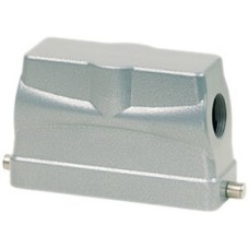 Steckergehäuse B24 PROCON Alu H=76mm LVN ohne Kabelverschraubung Ø1xM32 seitlich