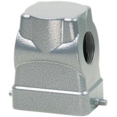 Steckergehäuse B6 PROCON Alu H=72mm LVN ohne Kabelverschraubung Ø1xM25 seitlich