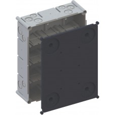 UP-Einlasskasten 4x3 Agro 650°C mit Schutzdeckel M20/25 grau