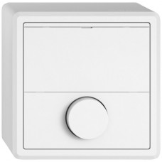 AP-Sonnerie-Drucktaster EDIZIO.liv SNAPFIX 6A 250V weiss GX 54 A OP