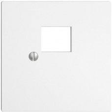 Frontplatte 1×RJ45 EDIZIOdue weiss R&M swissline