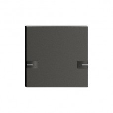 Taste 1/1 KNX/Elektronikaster mit LED EDIZIOdue 2xEinfachbedienung schwarz