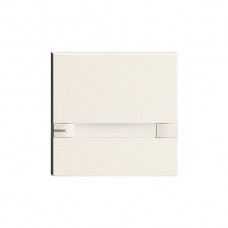 Taste 1/1 KNX/Elektronikaster mit LED+ Papiereinlage EDIZIOdue 2-fach-Bedienung weiss