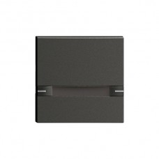 Taste 1/1 KNX/Elektronikaster mit LED+Papiereinlage EDIZIOdue 2x1-fach-Bedienung schwarz FMI