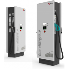 AC und DC Ladestation QC20 DC 25kW, AC 22 kVA, CCS, CHAdeMO, Typ 2