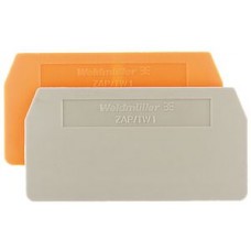 Abschluss-/Zwischenplatte WM ZAP/TW 1 59,5×30,5mm orange - Pack à 50 Stück
