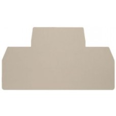 Abschluss-/Zwischenplatte Weidmüller ZAP/TW ZDK2.5-2 72×56mm beige