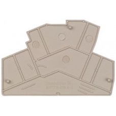 Abschluss-/Zwischenplatte Weidmüller ZAP/TW ZDK4-2 77.81×52.68mm beige