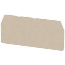 Abschluss-/Zwischenplatte Weidmüller ZAP/TW ZDU1.5/3AN 63.5×28.9mm beige