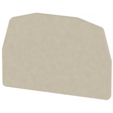 Abschluss-/Zwischenplatte Weidmüller ZAP/TW ZDUA 35×24.6mm beige