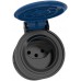 Kupplungssteckdose ELBRO T13 IP55 Gummi schwarz