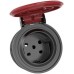 Kupplungssteckdose ELBRO T15 IP55 Gummi schwarz