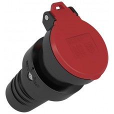 Kupplungssteckdose ELBRO T15 IP55 Gummi schwarz